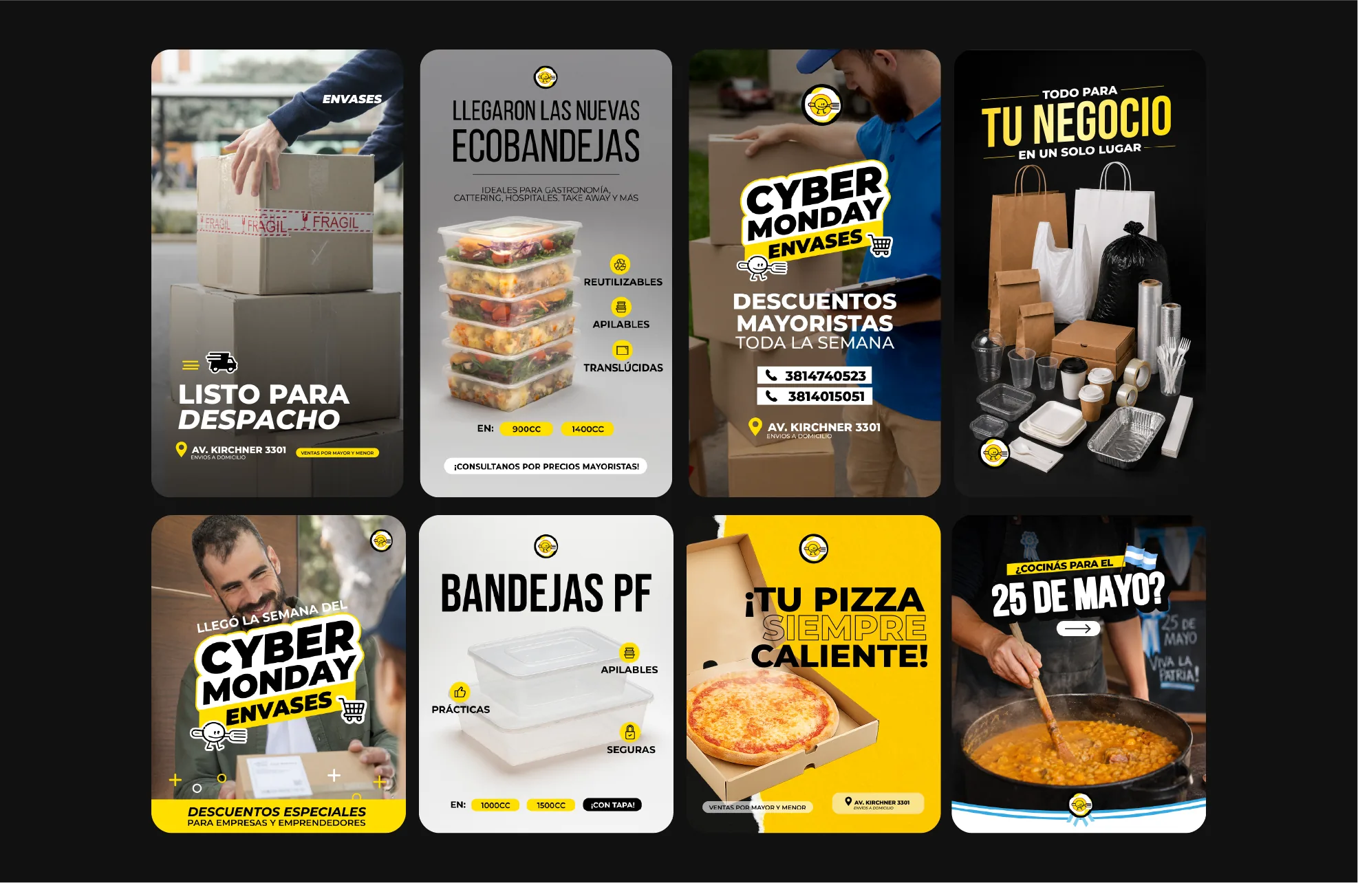 Proyecto Envases Roca — redes sociales