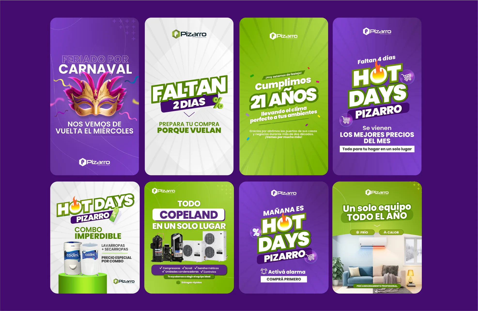 Proyecto Pizarro — redes sociales